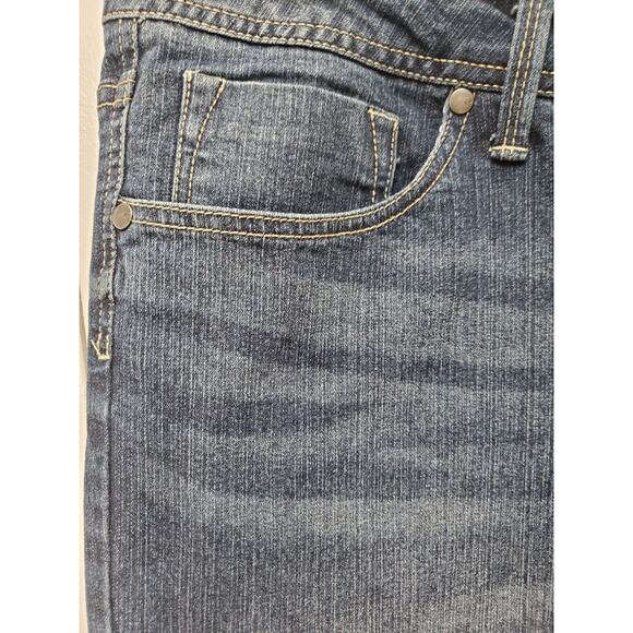 Curvy Plus Faded Glory Ladies Size 16 Denim Jean Shorts - Picture 3 of 5